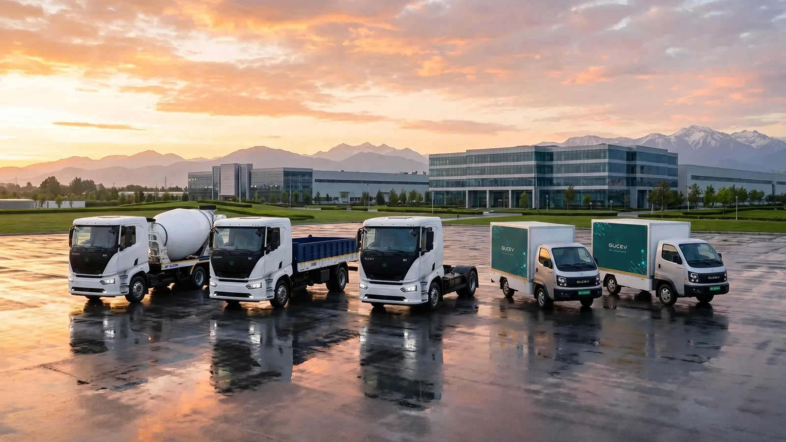 Qucev full electric vehicle range